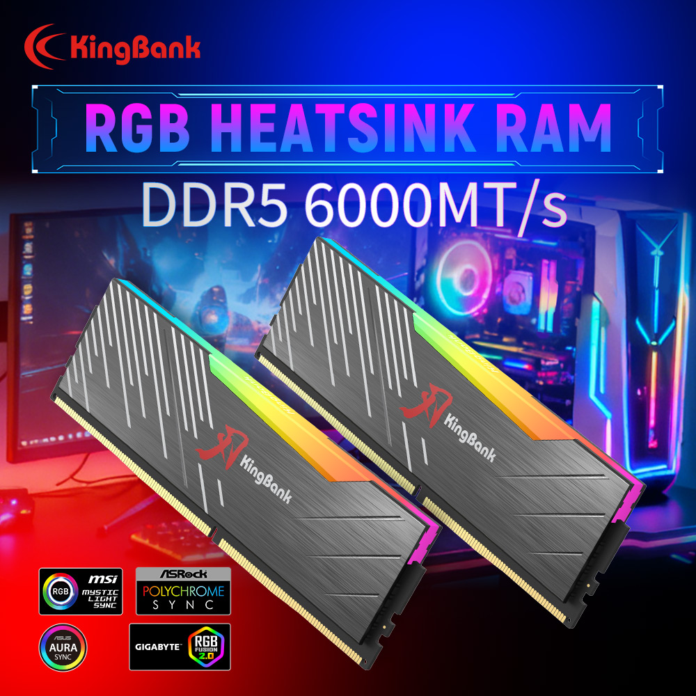 Ddr5 Sodimm - Memória KingBank KRRB DDR5 RGB SoarBlade
