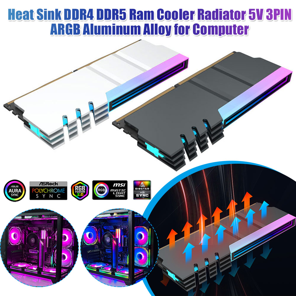 Ddr5 Rgb Ram - Dissipador de Calor para Módulo de