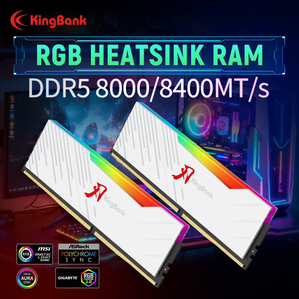 Ddr5 4800Mhz - Memória RAM KINGBANK KRRW DDR5 48GB