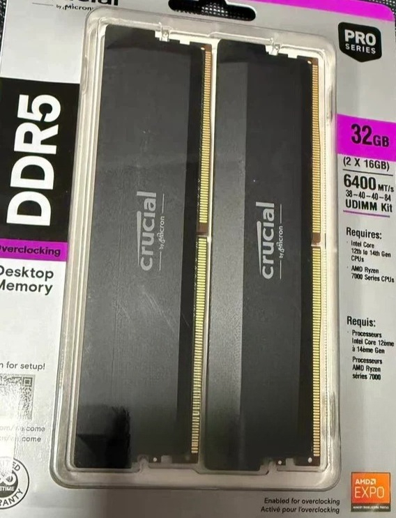 Kit de Memória RAM DDR5 6000MH - Ddr5 Kit avaliação e preço