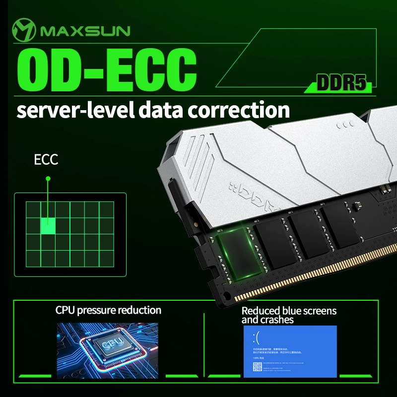 MAXSUN Dissipador de calor Mem - Ddr5 6000Mhz avaliação e preço