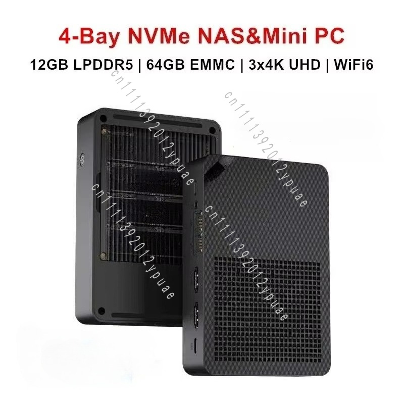 Mini PC NAS de 4 baias com WiF - Ddr5 64Gb avaliação e preço