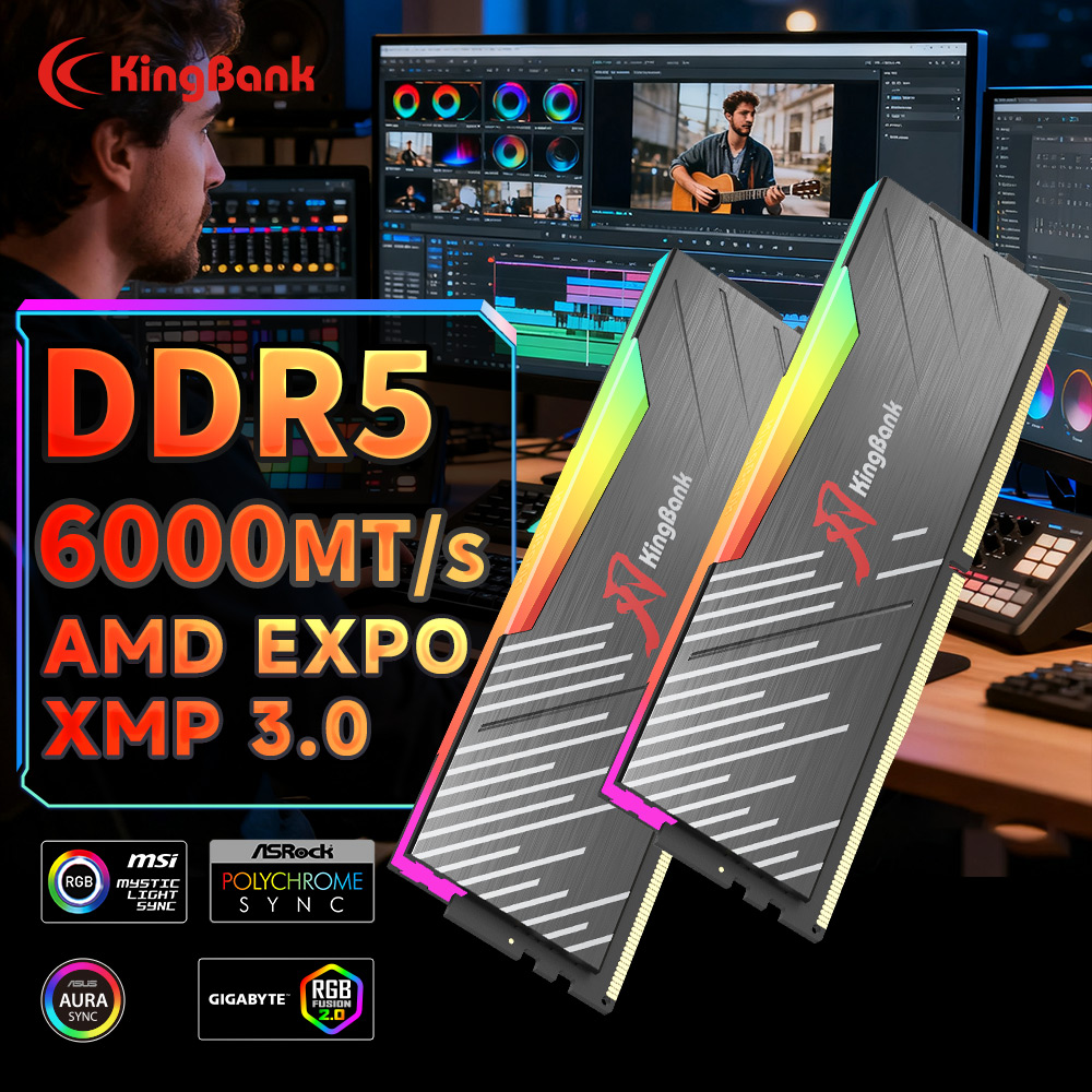 Memória RAM KingBank KRRB DDR5 - Ddr5 6000Mhz avaliação e preço