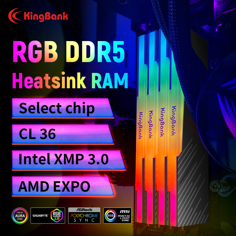 Memória RAM KingBank KRRB DDR5 - Ddr5 6000Mhz avaliação e preço